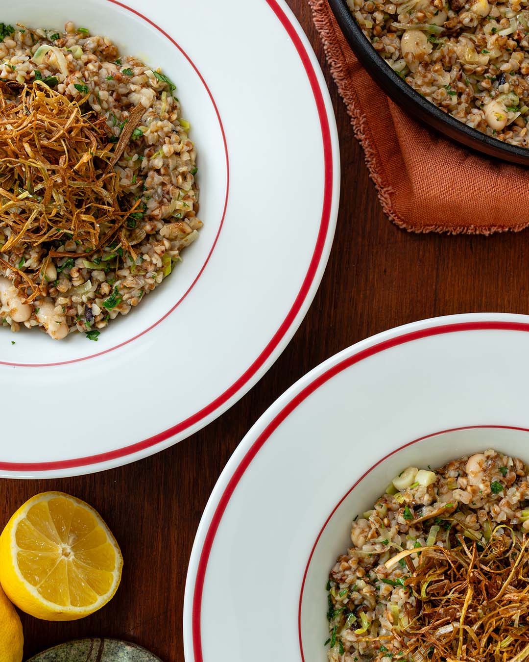Vibrant dish shot