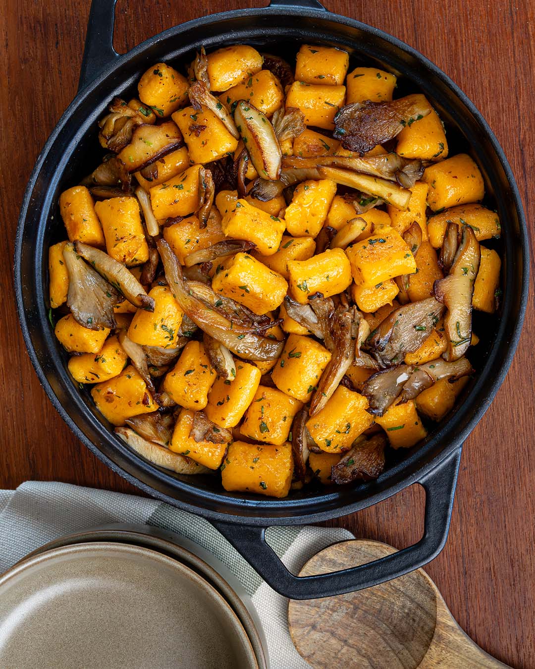 Vibrant dish shot