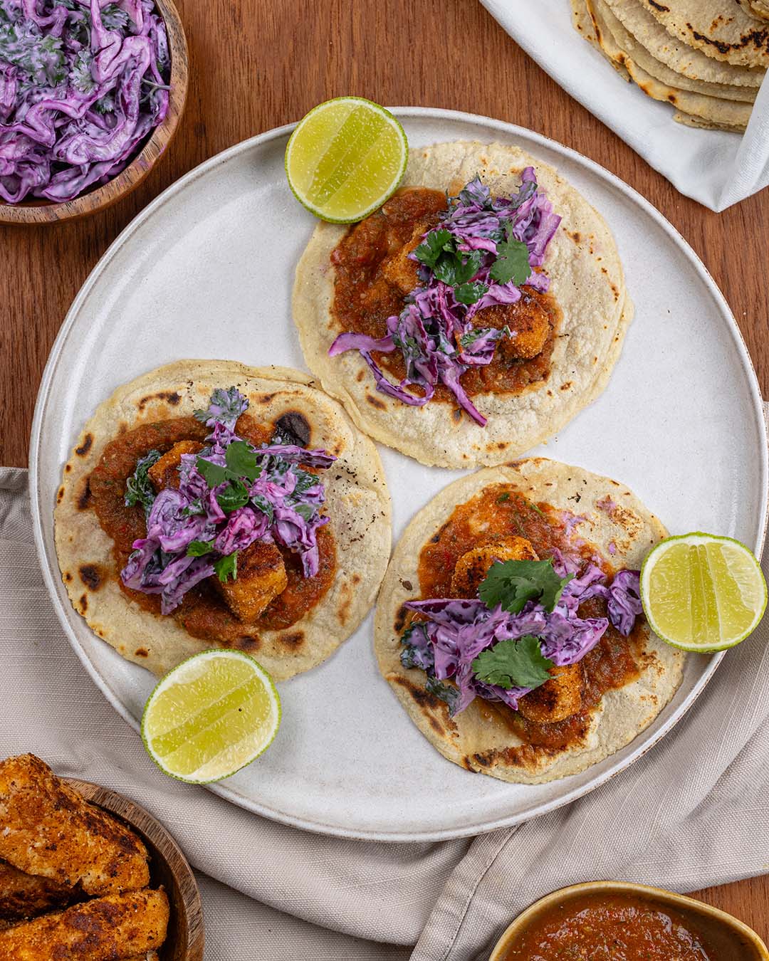 Vibrant dish shot