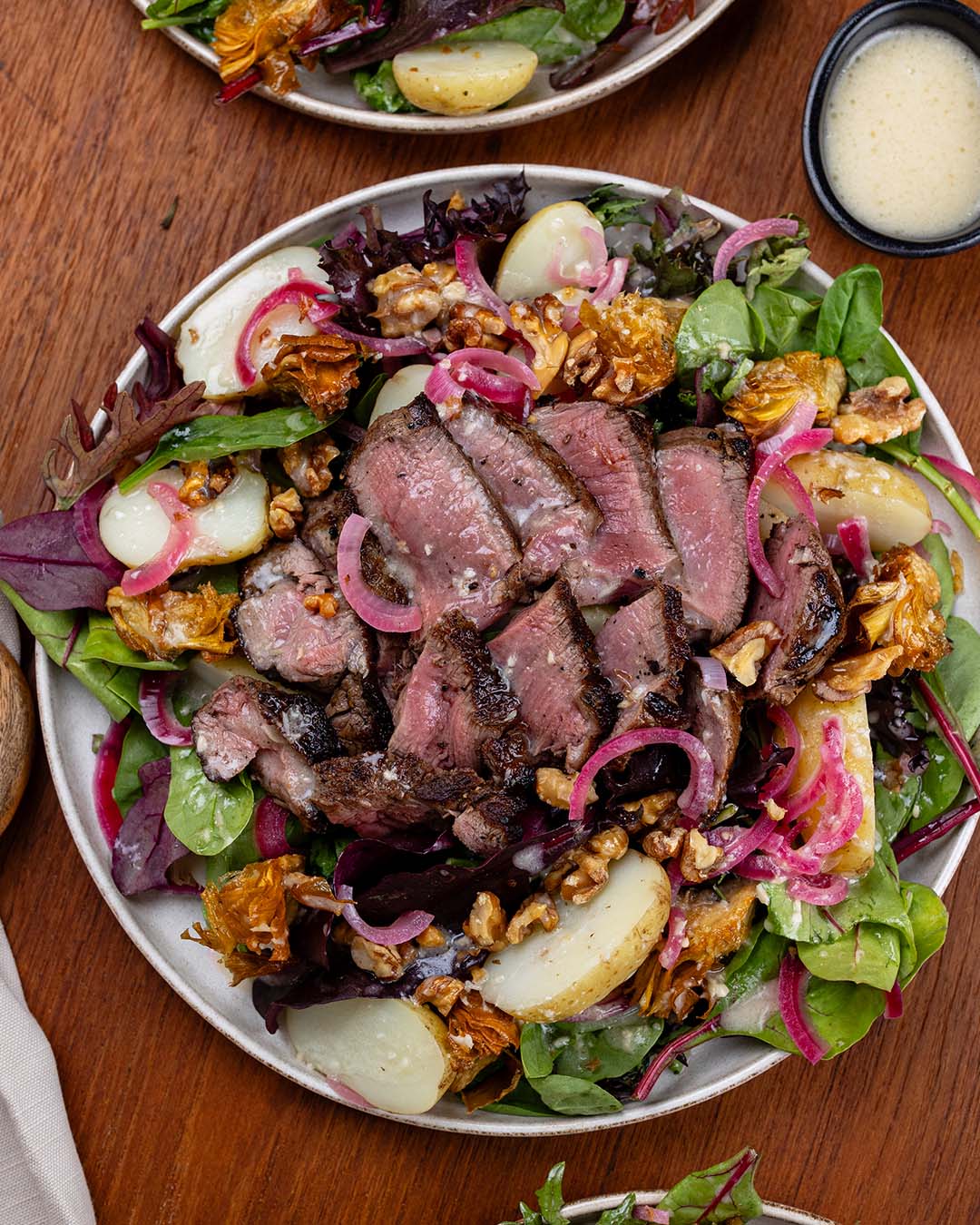 Vibrant dish shot